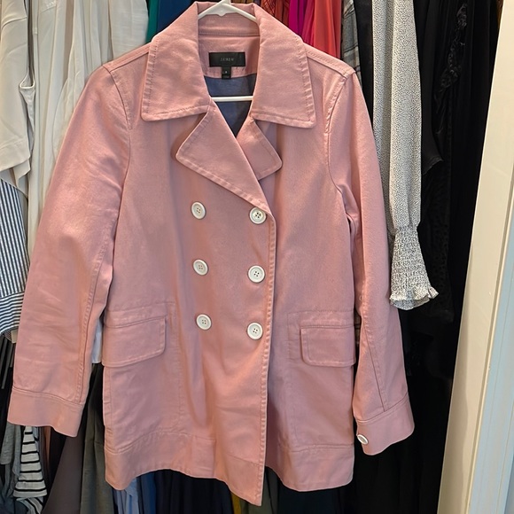 J. Crew cotton pea coat. Worn once - Picture 1 of 9